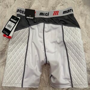 Marucci Men's Athletic Shorts - White and Black